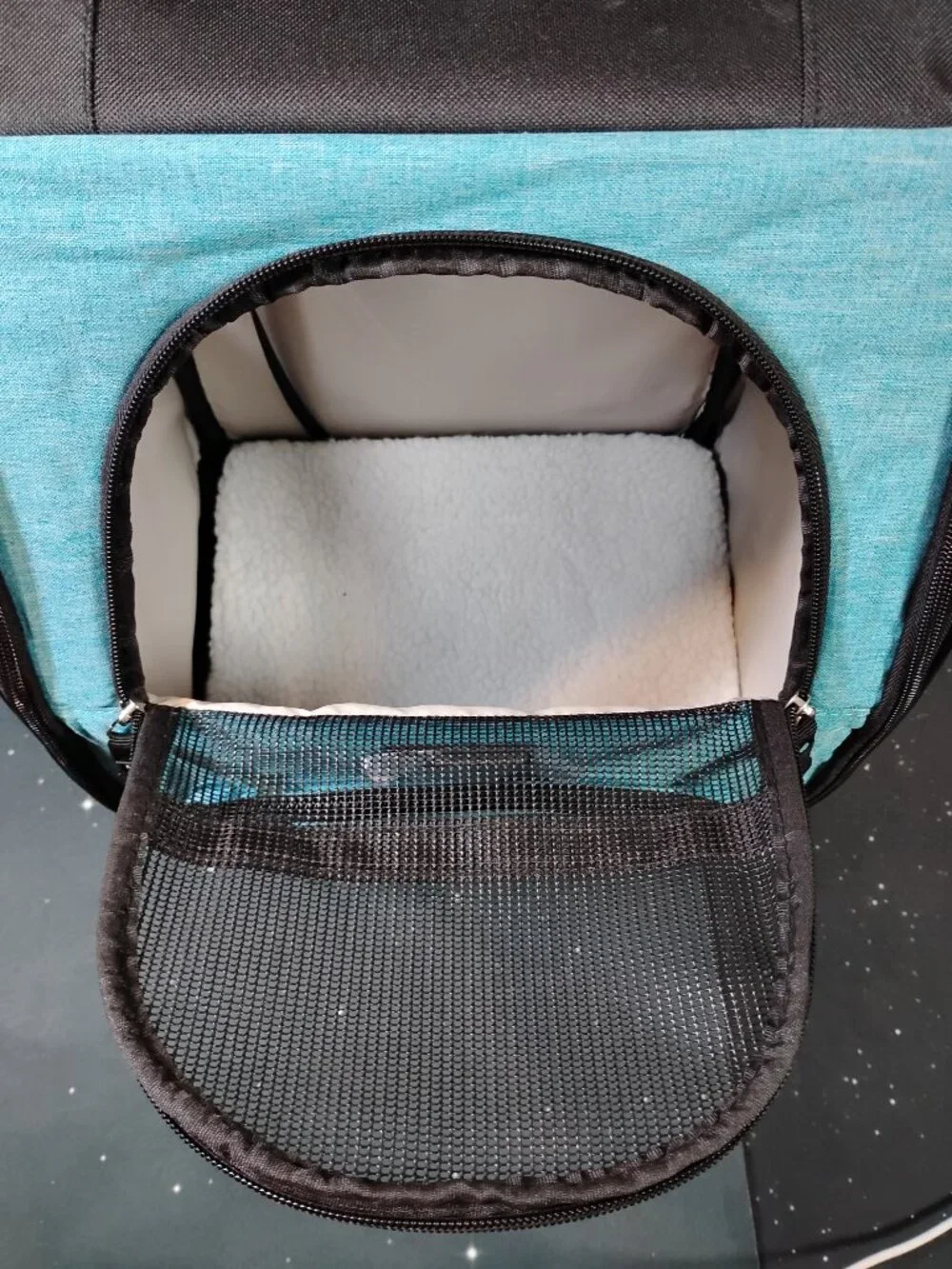 PetAmi Pet Carrier Backpack Teal Blue for Small Cats Dogs Travel Hiking Approved